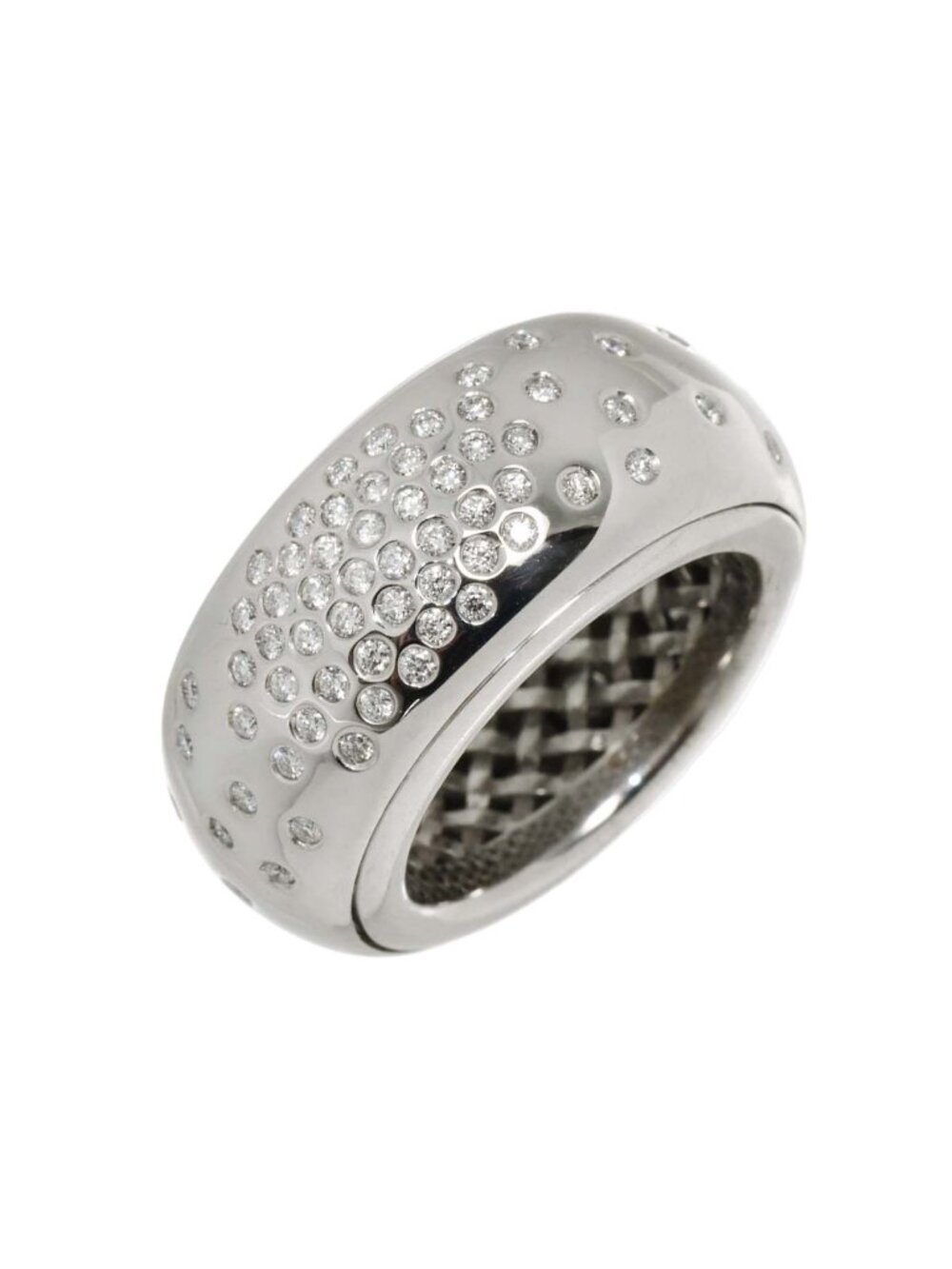 Bottega Veneta Ring Diamond 18k White Gold